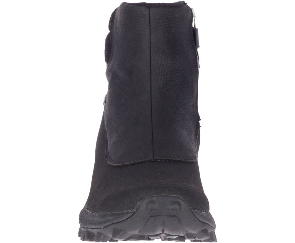 Botas Senhora - Merrell Thermo Kiruna Mid Zip Waterproof - Pretas - KXC574309